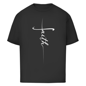 Oversize T-Shirt faith kreuz