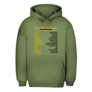 Unisex Oversize Hoodie names of god