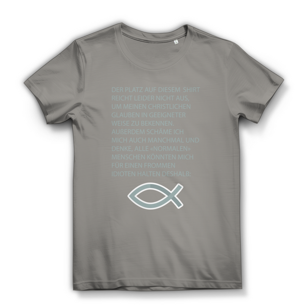 Damen Bio T-Shirt ICHTHYS spruch