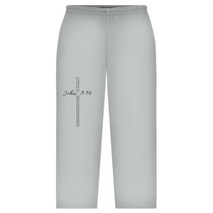Oversize Sweatpants for god so loved the world john 3:16