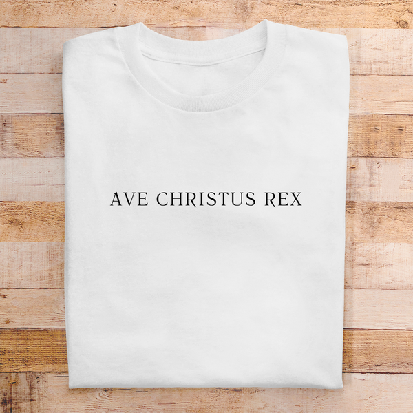 Herren T-Shirt ave christus rex