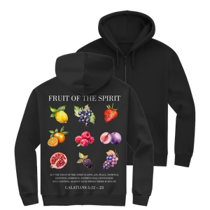 Herren Zipper Hoodie fruit of the spirit galatians 5:22-23