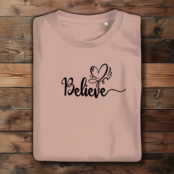 Damen Bio T-Shirt believe