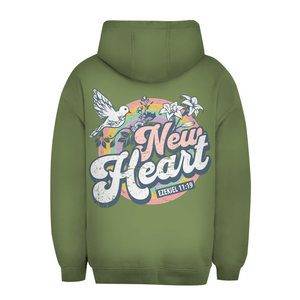 Unisex Oversize Hoodie new heart ezekiel 11:19