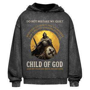 Oversize Washed Hoodie child of god