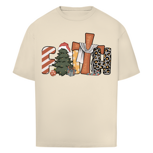 Oversize T-Shirt faith weihnachtsmotiv