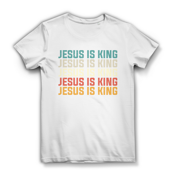 Damen Bio T-Shirt jesus is king vintage