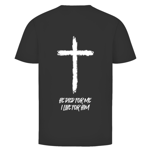 Herren T-Shirt he died for me i live for him