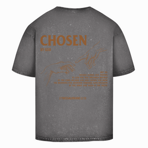 Oversize Washed T-Shirt chosen by god 2 thessalonians 2:13
