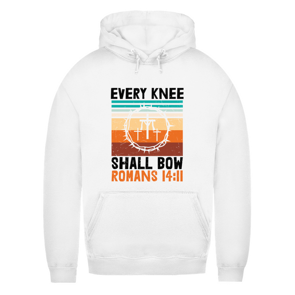 Damen Hoodie every knee shall bow romans 14:11