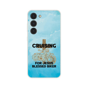 cruising for jesus blessed biker Samsung-Hülle