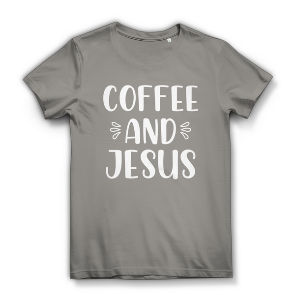 Damen Bio T-Shirt coffee and jesus