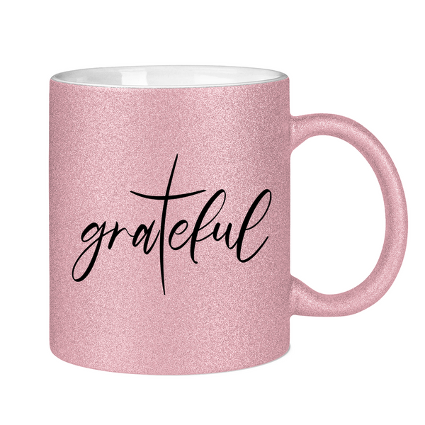 Glitzertasse grateful