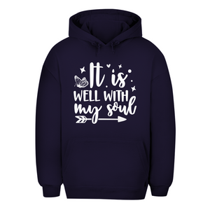 Unisex Oversize Hoodie it is well with my soul