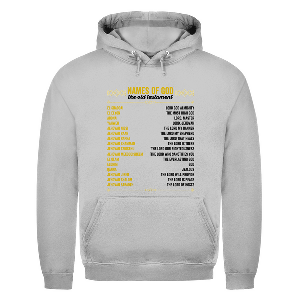 Herren Hoodie names of god