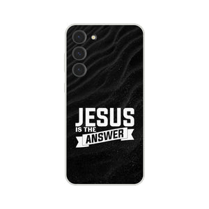 jesus is the answer Samsung-Hülle