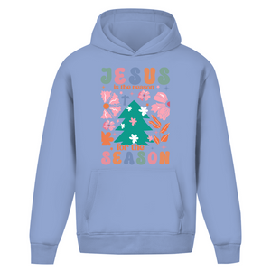 Oversize Hoodie Ohne Kordel jesus is reason for the season