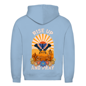 Herren Hoodie rise up and pray
