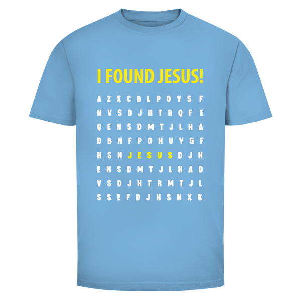 Herren T-Shirt i found jesus