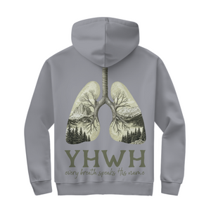 Herren Zipper Hoodie yhwh every breath speakt his name
