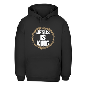 Unisex Oversize Hoodie jesus is king dornenkrone