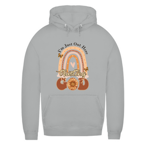 Damen Hoodie trusting god