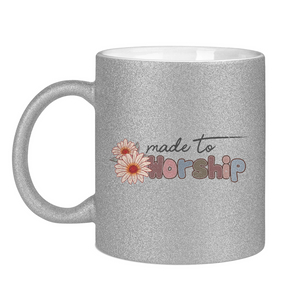 Glitzertasse made to worship