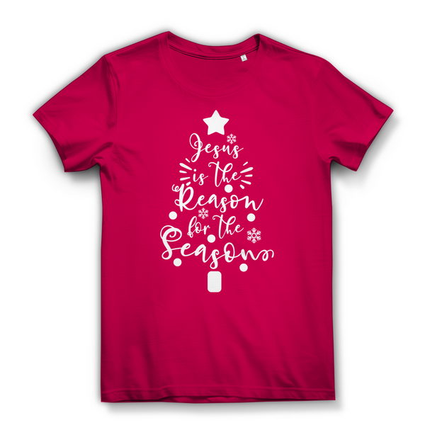 Damen Bio T-Shirt jesus is the reason for the season