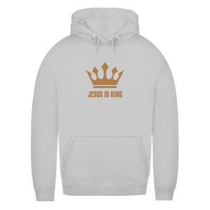 Damen Hoodie jesus is king krone