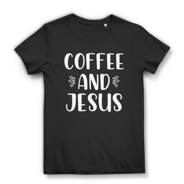 Damen Bio T-Shirt coffee and jesus