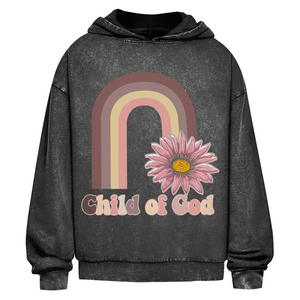 Oversize Washed Hoodie child of god