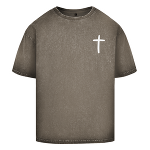 Oversize Washed T-Shirt jesus loves you