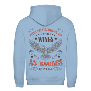 Damen Hoodie mount up with wings isaiah 40:31