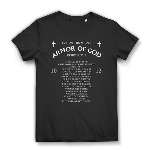 Damen Bio T-Shirt armor of god ephesians 6