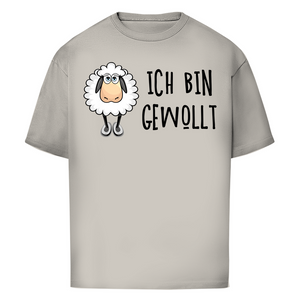 Oversize T-Shirt ich bin gewollt