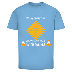 Herren T-Shirt christian under construction