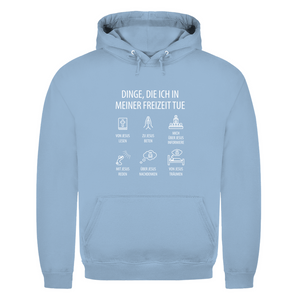 Herren Hoodie dinge die ich in meiner freizeit tue
