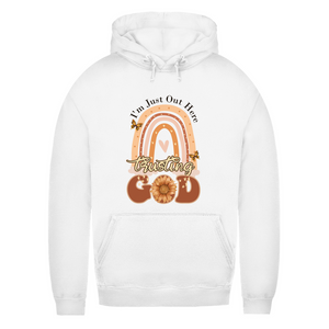Damen Hoodie trusting god