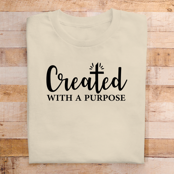 Herren T-Shirt created with a purpose