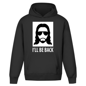 Oversize Hoodie Ohne Kordel i will be back