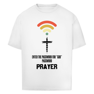 Oversize T-Shirt enter the password for god