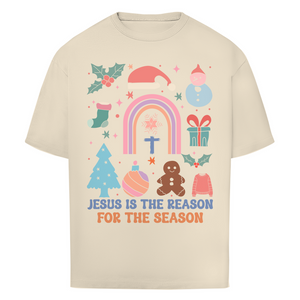 Oversize T-Shirt jesus is the reason for the season
