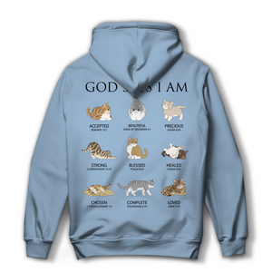 Damen Hoodie god says i am accepted romans 15:7