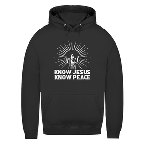 Damen Hoodie know jesus know peace