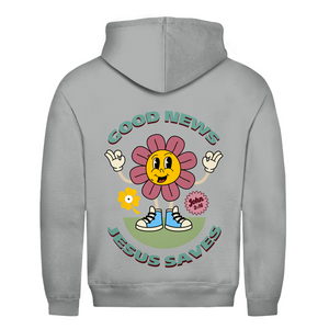 Herren Hoodie good news jesus saves