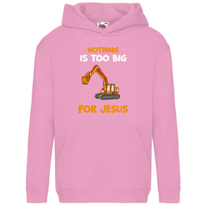 Kinder Hoodie nothing is too big for jesus