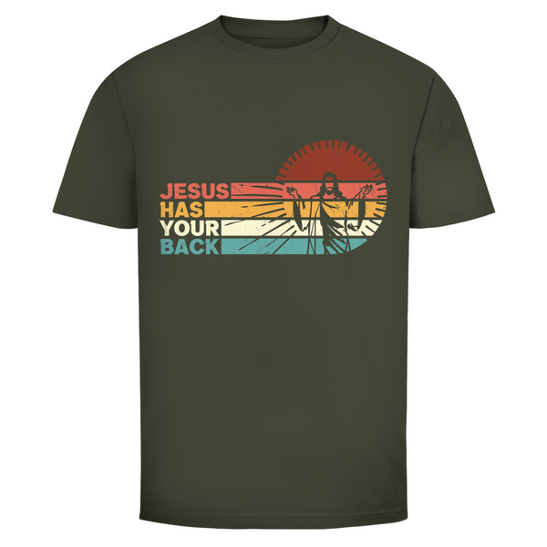 Herren T-Shirt jesus has your back