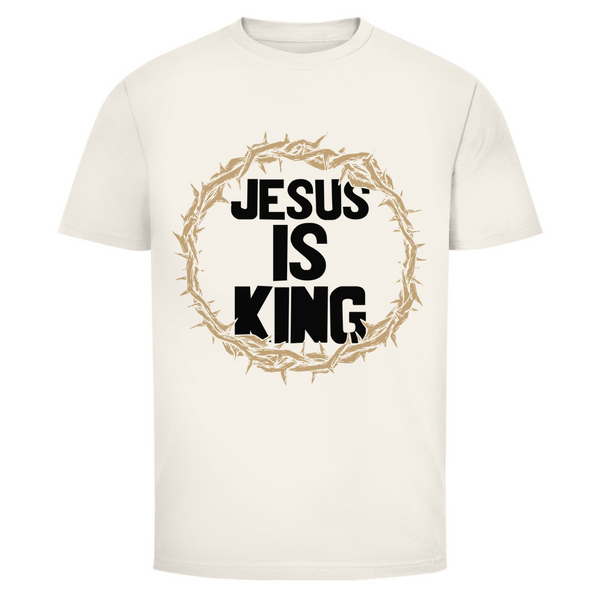 Herren T-Shirt jesus is king dornenkrone