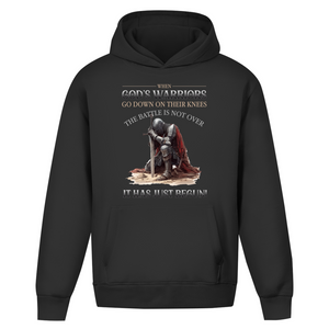 Oversize Hoodie Ohne Kordel gods warriors