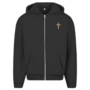 Oversize Zipper Hoodie a loving god 1 john 4:9-10